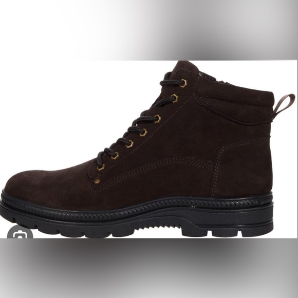 Blondo Dean Waterproof Boots Lace Up Suede Size